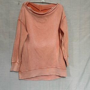 Anthropologie Peachwashed Pullover Sweatshirt